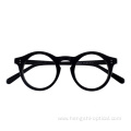 Custom Logo Brand Retro Premium Acetate Optical Eyeglasses Frames